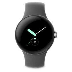Смарт часовник GOOGLE Pixel Watch 41mm (LTE) Silver/Charcoal