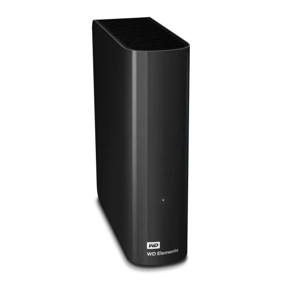 Desktop HDD Western Digital Elements 20TB 3.5", USB 3.2 Gen 1, Черен