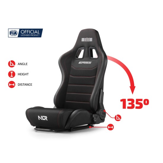 Спортна седалка за симулатор Next Level Racing ERS5 Elite Reclining Seat - Fabric & SimAero Mesh Edition