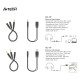 А4Tech Адаптер 3.5 mm жак женско - 2 x 3.5 mm жак мъжко
