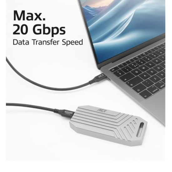 ACT Кабел USB-C - USB-C, 0.5 м / USB4, 20Gbps, 240W
