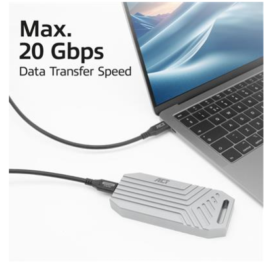ACT Кабел USB-C - USB-C, 1 м / USB4, 20Gbps, 240W