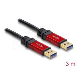 Delock Cable USB 3.2 Type-A male > USB 3.0 Type-A male 3 m metal Delock Cable USB 3.2 Type-A male > USB 3.0 Type-A male 3 m metal
