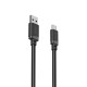 HAMA Кабел USB-A - USB-C, 2 м, черен HAMA Кабел USB-A - USB-C, 2 м, черен