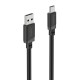 HAMA Кабел USB-A - USB-C, 2 м, черен HAMA Кабел USB-A - USB-C, 2 м, черен