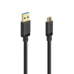 HAMA Кабел USB-A - USB-C 3.2 Gen.1 мъжко, 3.0 м, 5GBit/s HAMA Кабел USB-A - USB-C 3.2 Gen.1 мъжко, 3.0 м, 5GBit/s