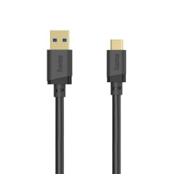 HAMA Кабел USB-C - USB- А мъжко,USB 3.2 Gen 1, 0.25 м, 5Gbit/s