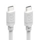 HAMA Кабел USB-C - USB-C, 60W, 2 м, бял HAMA Кабел USB-C - USB-C, 60W, 2 м, бял