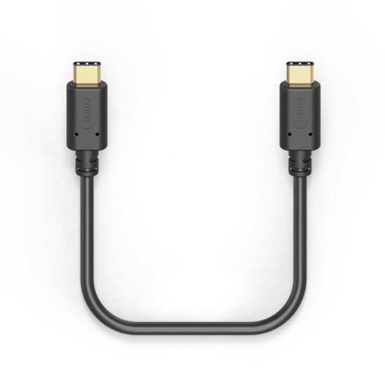 HAMA Кабел USB-C мъжко – USB-C мъжко, 1.5м,480Mb/s, позлатени конектори