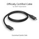 Кабел ACT USB-C - USB-C, 0.8 м / USB4, 40Gbps, 240W, сертифициран USB-IF Кабел ACT USB-C - USB-C, 0.8 м / USB4, 40Gbps, 240W, сертифициран USB-IF