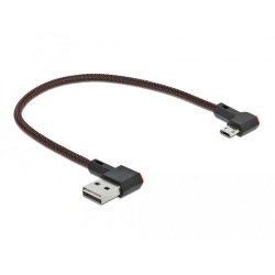 Кабел DeLock, EASY-USB 2.0 Type-A мъжко - EASY-USB Micro-B мъжко