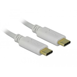 Кабел за зареждане DeLock PD, USB-C мъжко >USB-C мъжко, 100W, 15 cm
