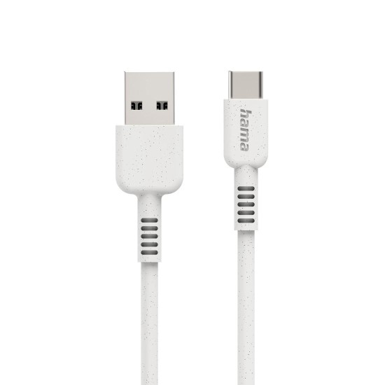 Кабел за зареждане HAMA "Eco", USB-A - USB-C, 1 м, 187281 Кабел за зареждане HAMA "Eco", USB-A - USB-C, 1 м, 187281