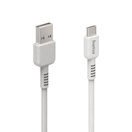 Кабел за зареждане HAMA "Eco", USB-A - USB-C, 1 м, 187281 Кабел за зареждане HAMA "Eco", USB-A - USB-C, 1 м, 187281