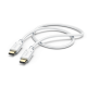 Кабел за зареждане, USB-C - USB-C,1.5м, позл.конектори Кабел за зареждане, USB-C - USB-C,1.5м, позл.конектори