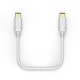 Кабел за зареждане, USB-C - USB-C,1.5м, позл.конектори Кабел за зареждане, USB-C - USB-C,1.5м, позл.конектори