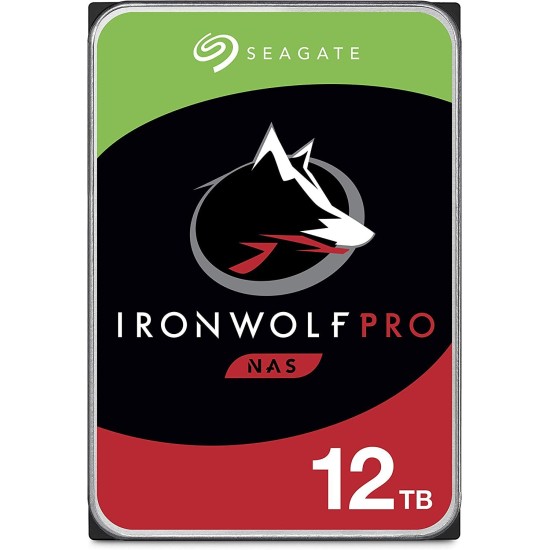 Хард диск SEAGATE IronWolf Pro, 12TB, 256MB, 7200 rpm, SATA 6.0Gb/s, ST12000NE0008