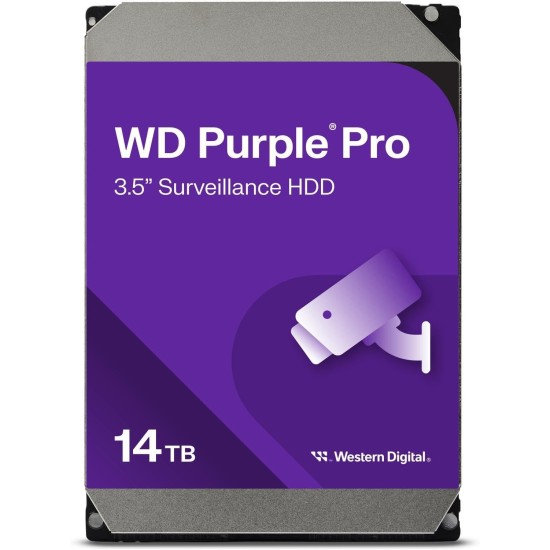 Хард диск WD Purple Pro Surveillance, 14 TB, 256MB, SATA 3