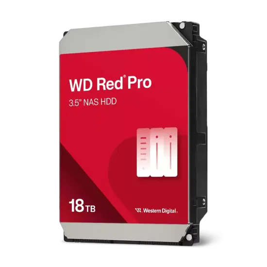 Хард диск WD Red Pro, 18TB NAS, 3.5", 512MB, 7200RPM, WD181KFGX