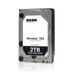 Твърд диск 3.5" 2000GB SATA3 WD (HGST) HUS722T2TALA604 Ultrastar, 128MB ,7200RPM, 1W10002 (for datacenter,NAS)