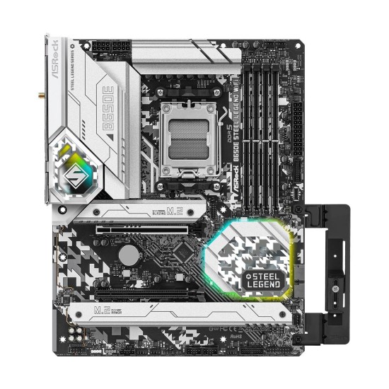 Дънна платка ASROCK B650E Steel Legend WiFi, Socket AM5, ATX, 4xDDR5