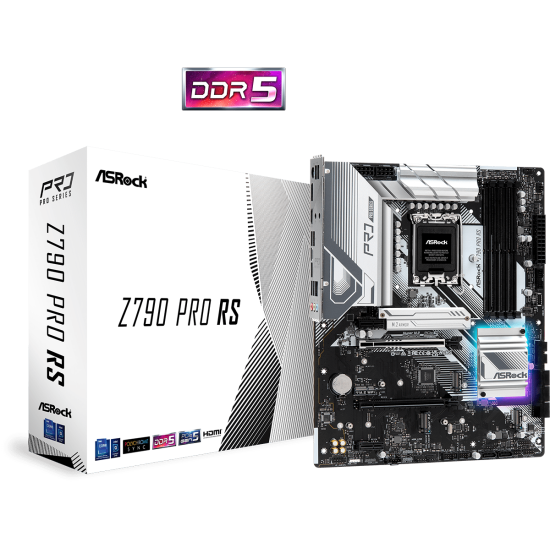 Дънна платка ASROCK Z790 PRO RS, LGA 1700, DDR5, PCIe 5.0