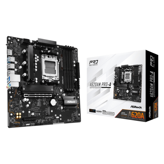 Дънна платка ASRock A620AM PRO-A, AM5