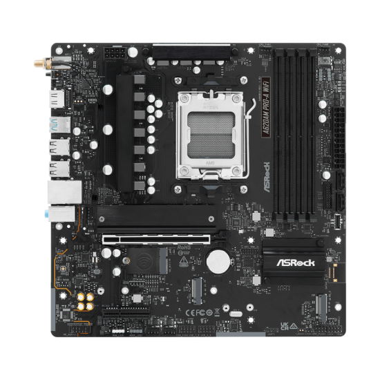 Дънна платка ASRock A620AM PRO-A WIFI, AM5 Дънна платка ASRock A620AM PRO-A WIFI, AM5