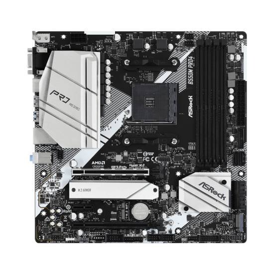 Дънна платка ASRock B550M Pro4, AM4