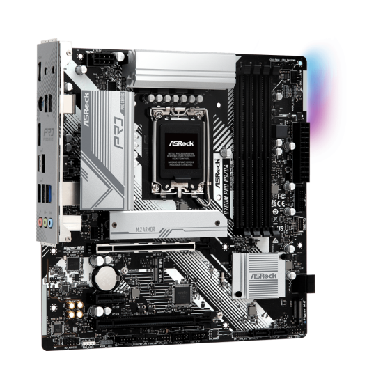 Дънна платка ASRock B760M Pro RS/D4, LGA1700, ATX