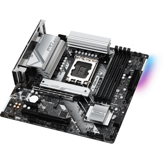 Дънна платка ASRock B760M Pro RS/D4, LGA1700, ATX