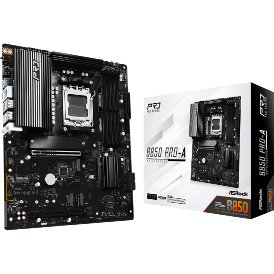 Дънна платка ASRock B850 PRO-A socket AM5 Дънна платка ASRock B850 PRO-A socket AM5