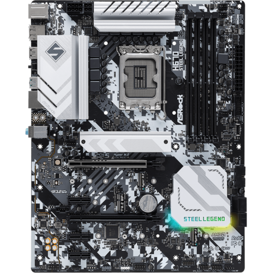 Дънна платка ASRock H670 Steel Legend, LGA1700, DDR4, ATX