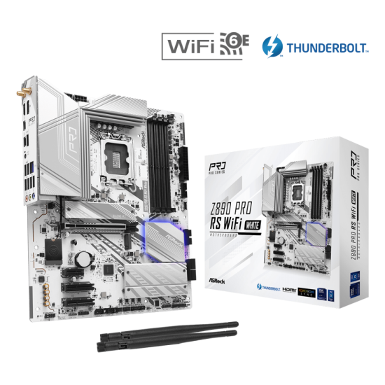 Дънна платка ASRock Z890 Pro RS WIFI White, LGA 1851