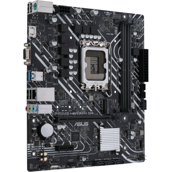 Дънна платка ASUS PRIME H610M-K D4, LGA 1700 mATX