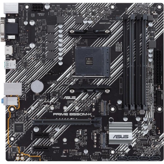 Дънна платка ASUS Prime B550M-K, socket AM4