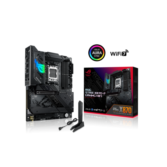 Дънна платка ASUS ROG STRIX X870-F GAMING WIFI AM5 DDR5 Дънна платка ASUS ROG STRIX X870-F GAMING WIFI AM5 DDR5
