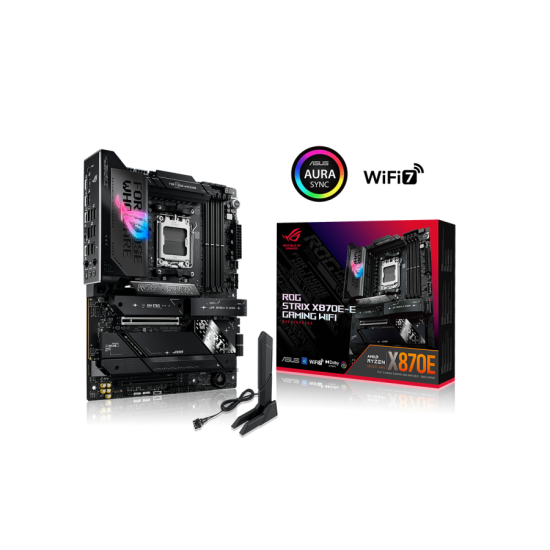 Дънна платка ASUS ROG STRIX X870E-E GAMING WIFI AM5 DDR5