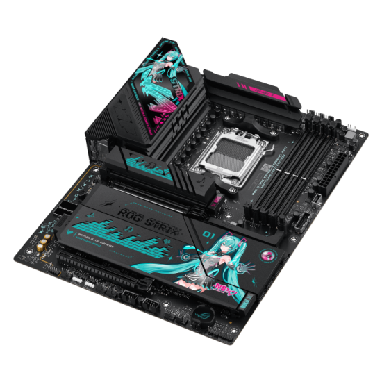 Дънна платка ASUS ROG STRIX X870E-H GAMING Hatsune Miku Edition WIFI 7 AM5 DDR5