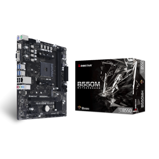 Дънна платка BIOSTAR B550MH, AMD B550, sock. AM4, Ver 6.0