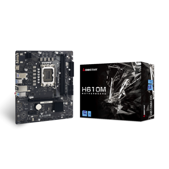 Дънна платка BIOSTAR MH610MH D5, DDR5, Socket 1700, mATX