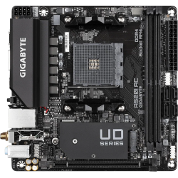 Дънна платка GIGABYTE A520I AC WIFI, Socket AM4, Mini-ITX