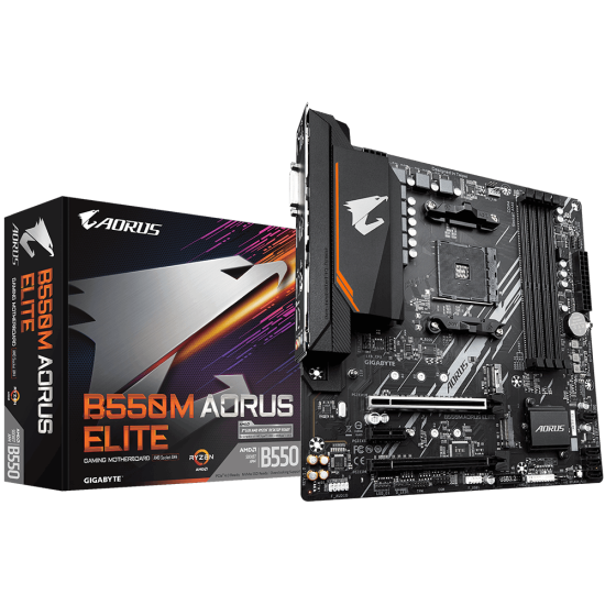 Дънна платка GIGABYTE B550M AORUS ELITE, Socket AM4