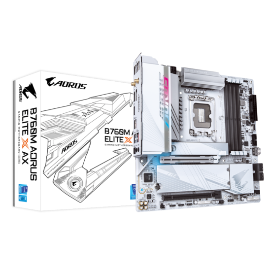 Дънна платка GIGABYTE B760M AORUS ELITE X AX