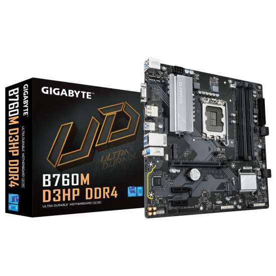 Дънна платка GIGABYTE B760M D3HP DDR4 socket 1700, mATX