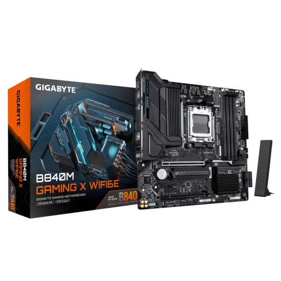 Дънна платка GIGABYTE B840M GAMING X WIFI 6E socket AM5