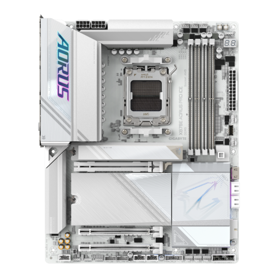 Дънна платка GIGABYTE X870E AORUS PRO ICE, Socket AM5