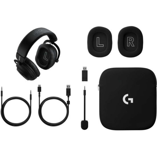 Безжични Геймърски слушалки Logitech PRO X3 Lightspeed - Черни