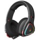 Геймърски безжични слушалки A4TECH Bloody MR710, Bluetooth v5.0, 2.4Ghz, RGB, Микрофон, Черен