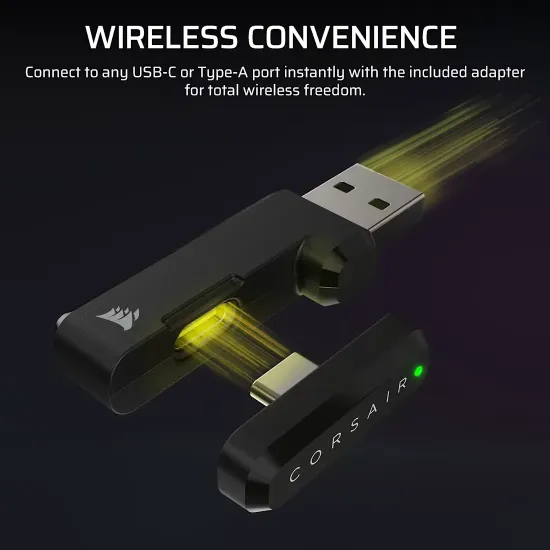 Геймърски безжични слушалки Corsair HS35 v3 Carbon Геймърски безжични слушалки Corsair HS35 v3 Carbon